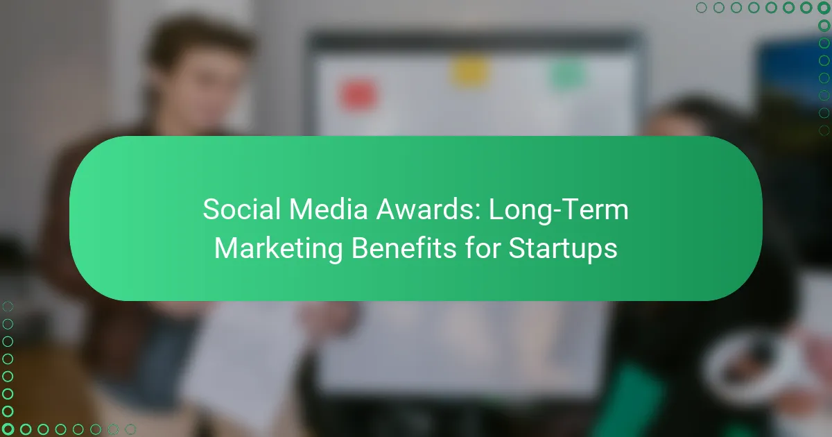 Social Media Awards: Long-Term Marketing Benefits for Startups